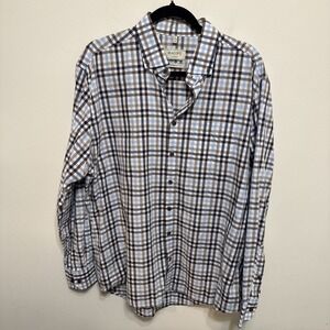 HAUPT Ecologic Germany Modern Fit Men's XL 43/44 Button Down Dress Shirt EUC